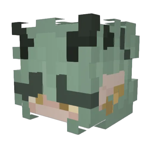 Verdi_Serva Minecraft avatar head, 3D render