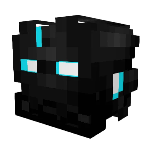 Verdium Minecraft avatar head, 3D render