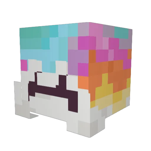Verester Minecraft avatar head, 3D render