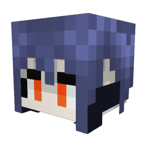 Vergil0516 Minecraft avatar head, 3D render