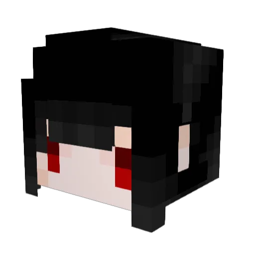 Vergil_D Minecraft avatar head, 3D render