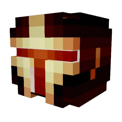 Veridium3 Minecraft avatar head, 3D render