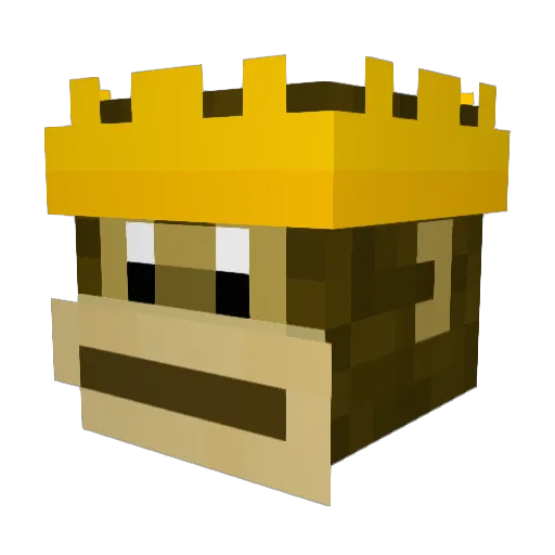 VerifiedMonkey Minecraft avatar head, 3D render