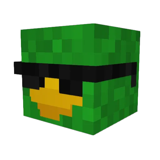 VeritasVult Minecraft avatar head, 3D render