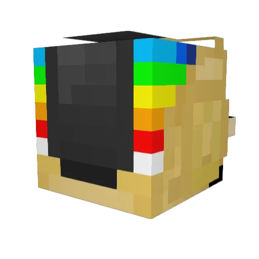 Veritas_54 Minecraft avatar head, 3D render