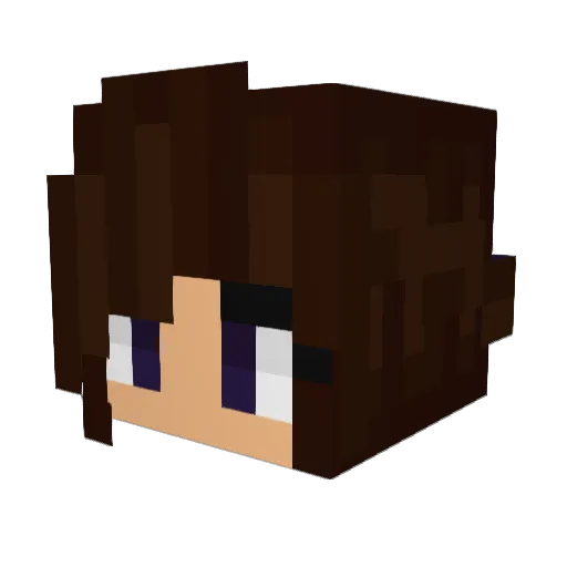 Veritas_Noire Minecraft avatar head, 3D render