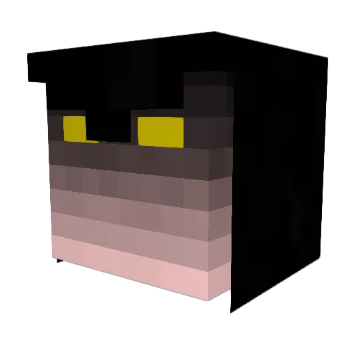 Verity83 Minecraft avatar head, 3D render