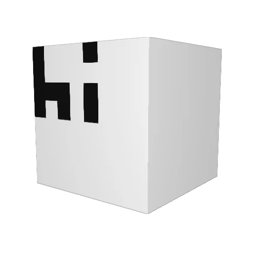 Minecraft-Avatar von VerityFeetPics: Kopf als 3D-Render