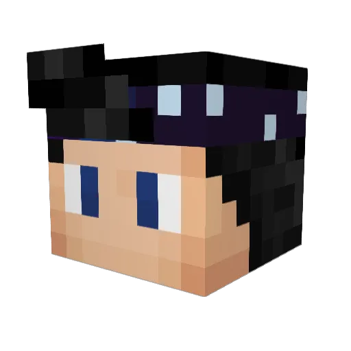 VeriumZuni Minecraft avatar head, 3D render