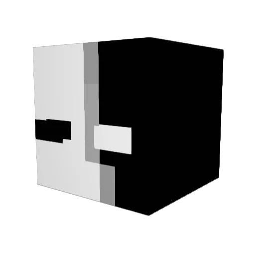 VerizonX Minecraft avatar head, 3D render