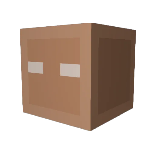 Verkanyne Minecraft avatar head, 3D render