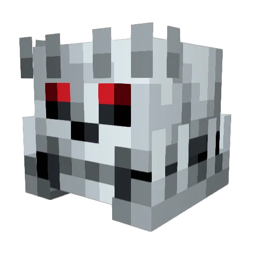 VermilionTwo Minecraft avatar head, 3D render