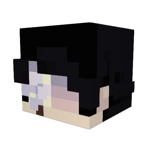 VernalBrocade Minecraft avatar head, 3D render