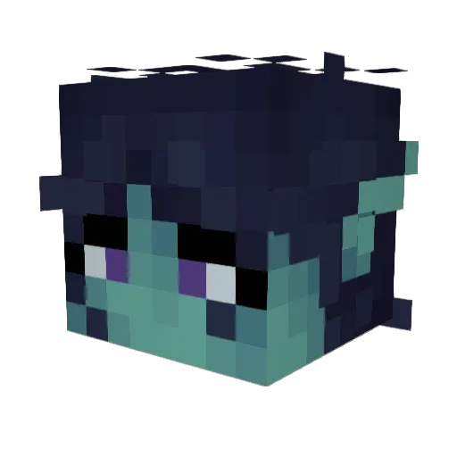 Veron303 Minecraft avatar head, 3D render