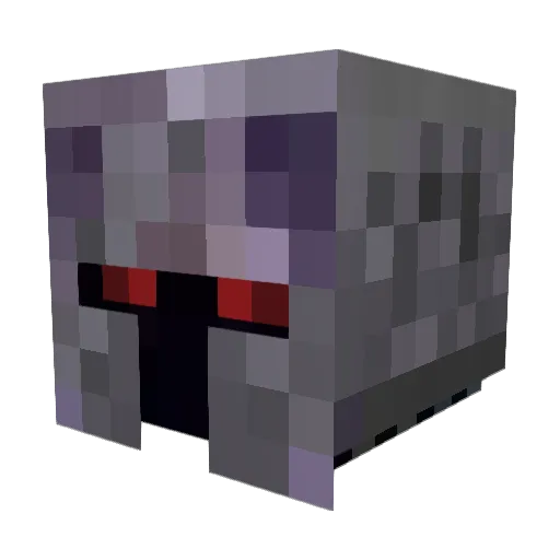 Verpoo Minecraft avatar head, 3D render