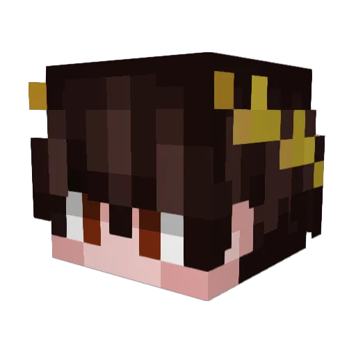 VersRock Minecraft avatar head, 3D render