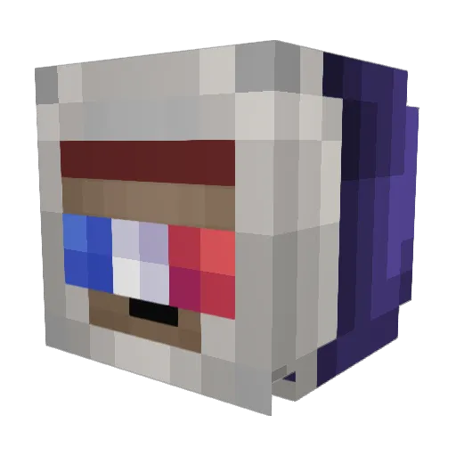VersaceMason Minecraft avatar head, 3D render