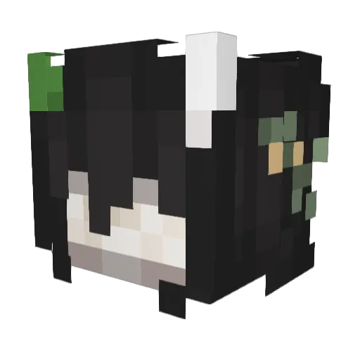 Versailles4782 Minecraft avatar head, 3D render