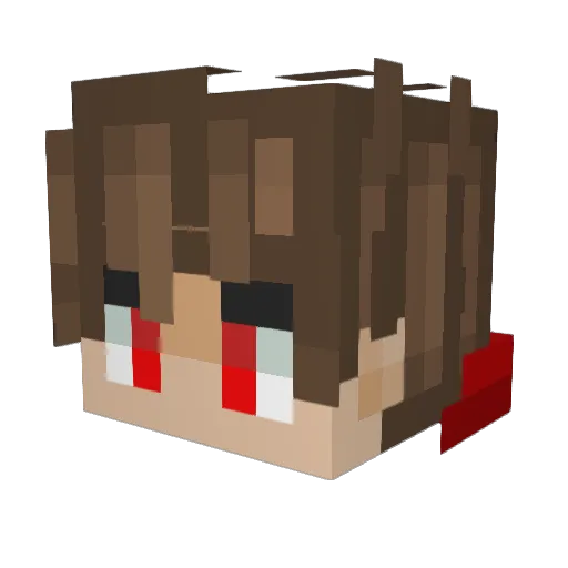 Versair5 Minecraft avatar head, 3D render