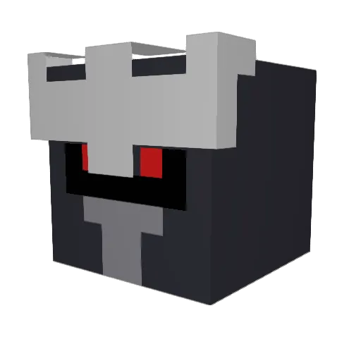 Versole Minecraft avatar head, 3D render