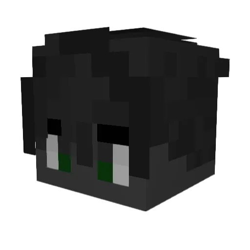 Versprecher Minecraft avatar head, 3D render