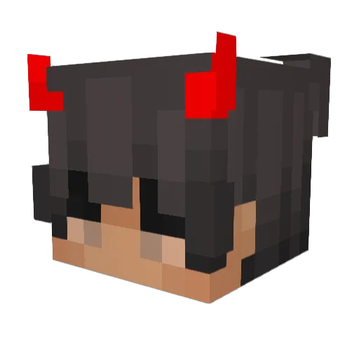 Verssalka Minecraft avatar head, 3D render