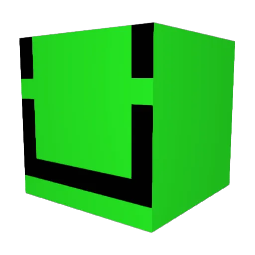 Verssys Minecraft avatar head, 3D render