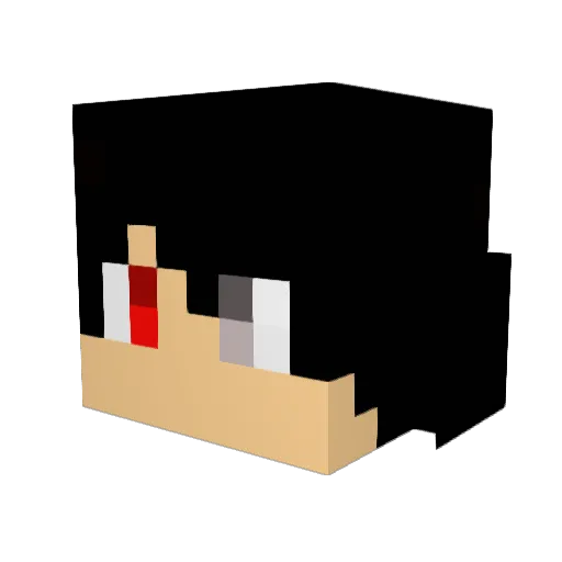 VertEzx Minecraft avatar head, 3D render