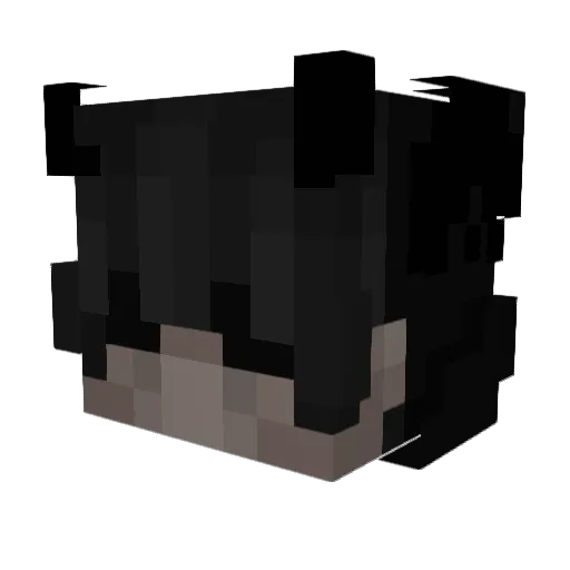 VertexEZ Minecraft avatar head, 3D render