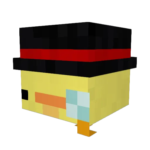 VertiGamer53 Minecraft avatar head, 3D render