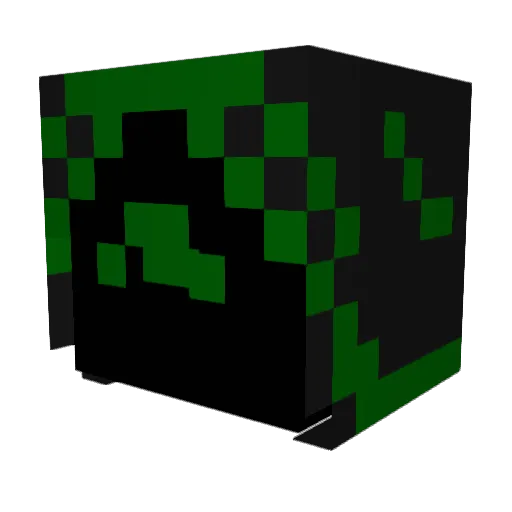 VertiSeer Minecraft avatar head, 3D render