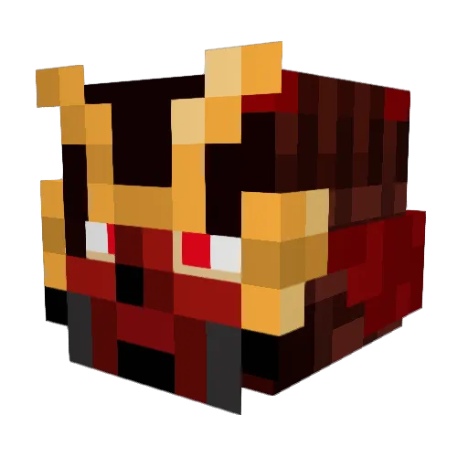 VertigOzone Minecraft avatar head, 3D render