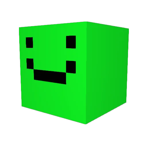 Verturne Minecraft avatar head, 3D render