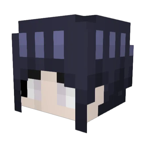 Verxsy Minecraft avatar head, 3D render