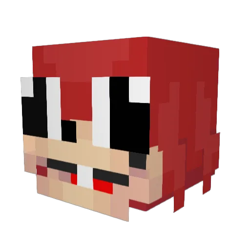 VeryBestAdmin Minecraft avatar head, 3D render