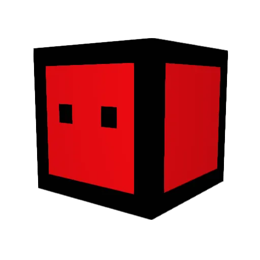 VeryBigSad Minecraft avatar head, 3D render