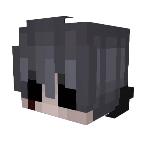 VeryRareee17 Minecraft avatar head, 3D render