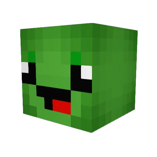 Very_Old_Turtle Minecraft avatar head, 3D render