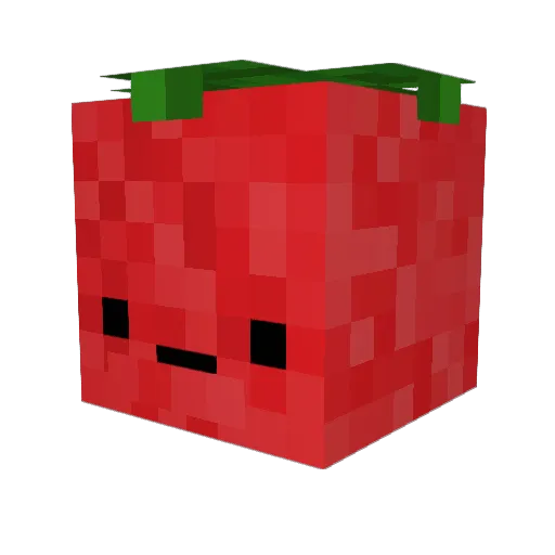 VeryyLargePP Minecraft avatar head, 3D render