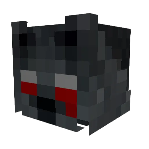 VerzideV1000 Minecraft avatar head, 3D render
