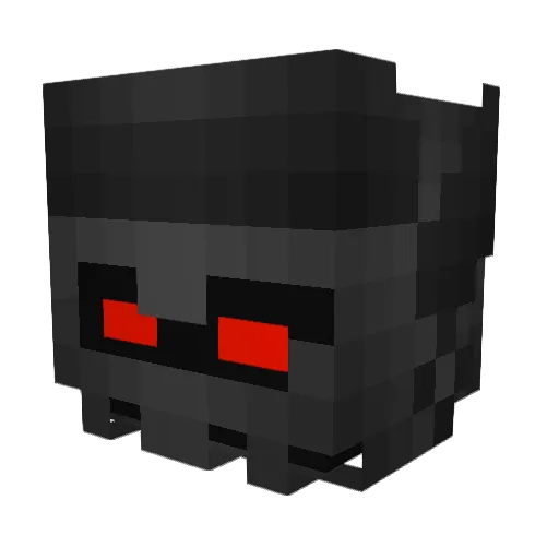 Vesieck Minecraft avatar head, 3D render