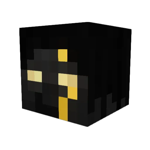 Vesp3ral Minecraft avatar head, 3D render