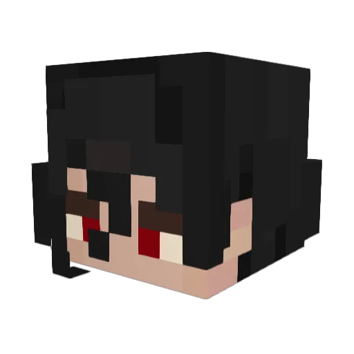 Vesper945 Minecraft avatar head, 3D render