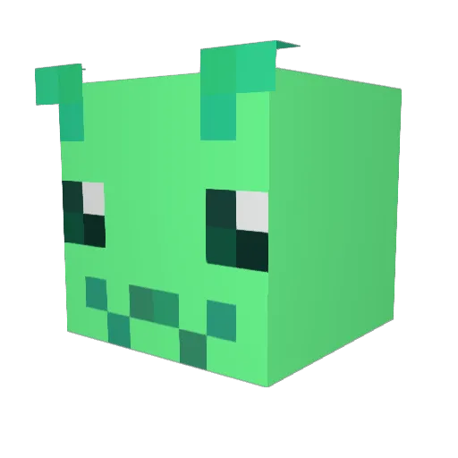 VesperBandit_TTV Minecraft avatar head, 3D render
