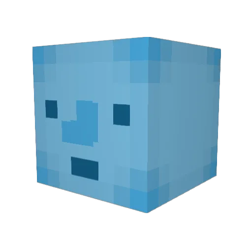 VesperDuMal Minecraft avatar head, 3D render