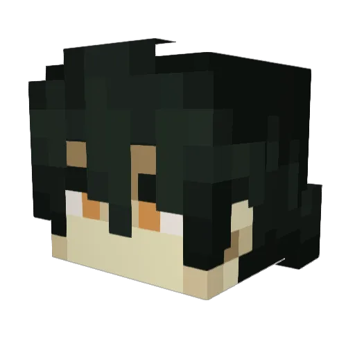 VesperIVRusty Minecraft avatar head, 3D render