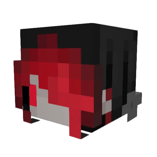 Vespera_Vampiraa Minecraft avatar head, 3D render