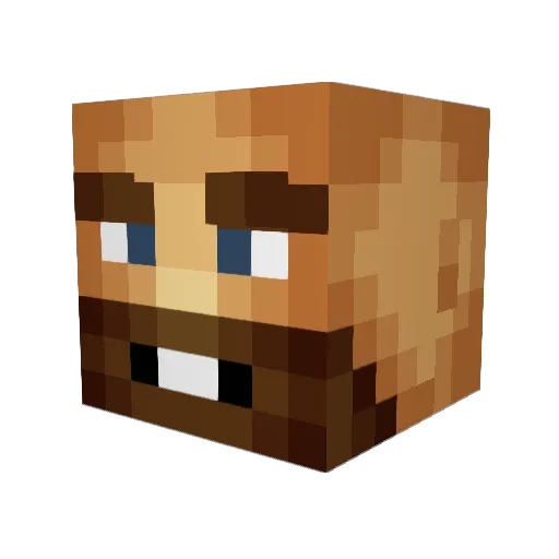 Vespert_Lowanger Minecraft avatar head, 3D render