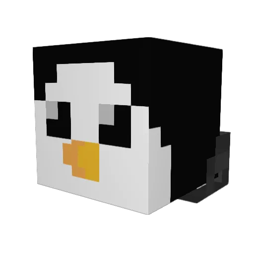 VespiKing Minecraft avatar head, 3D render