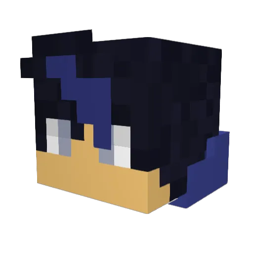 VespidChicken88 Minecraft avatar head, 3D render